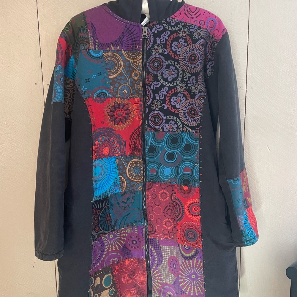 Boho hoodie jacket